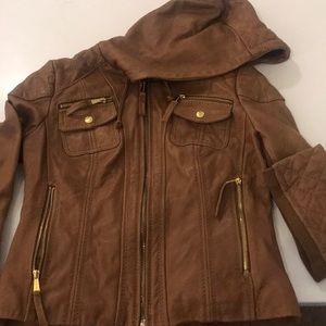 Michael Kors leather jacket - perfect condition!
